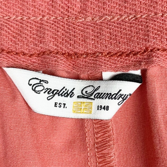 NWT English Laundry Deep Coral Shorts Cotton Stretch size M - Picture 3 of 11